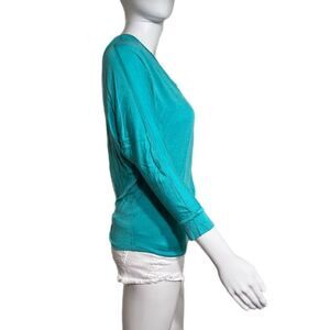 Teal 3/4 Sleeve Knit  Dolman